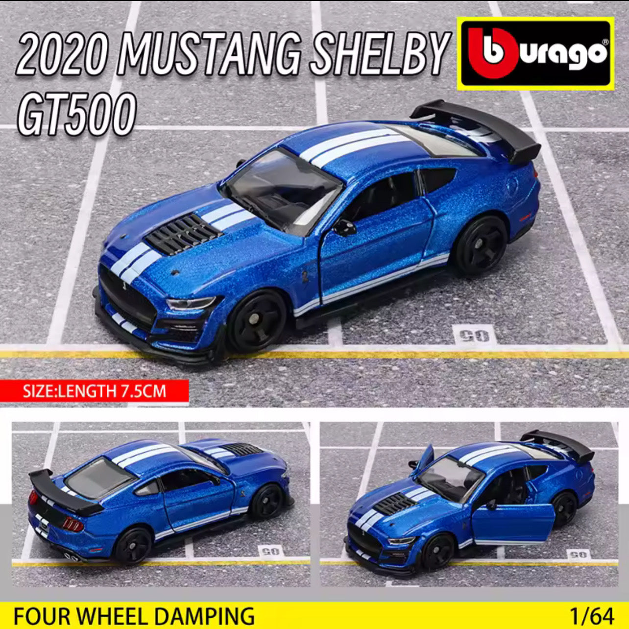 Bburago 1:64 Diecast Cars Assorted