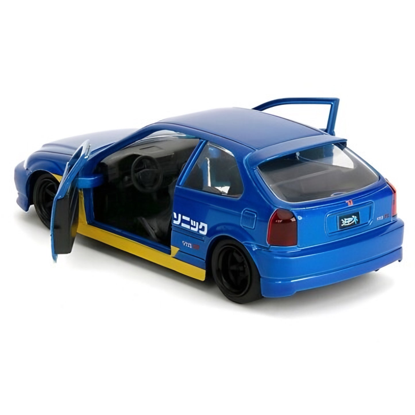 Jada 1:32 Classic Sonic The Hedgehog 1997 Honda Civic Type R