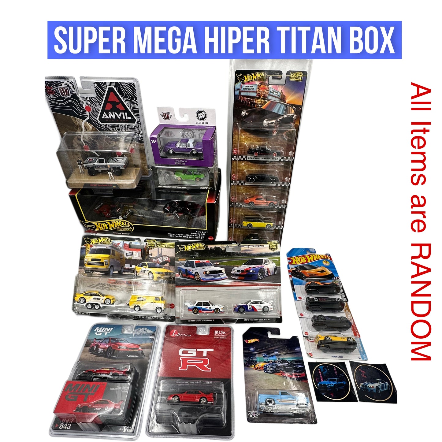 Planet n Toys Diecast Box 1:64 Assorted Collectible Hotwheels/Matchbox
