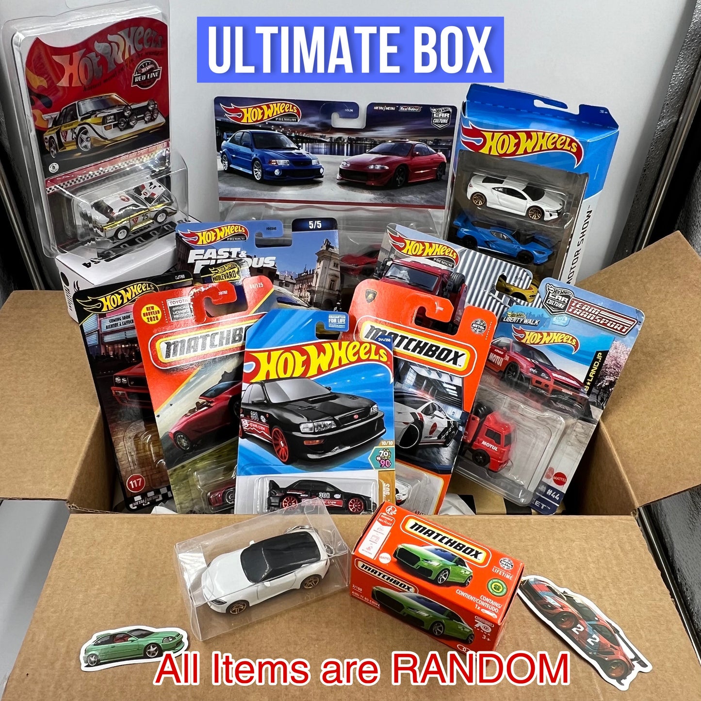 Planet n Toys Diecast Box 1:64 Assorted Collectible Hotwheels/Matchbox