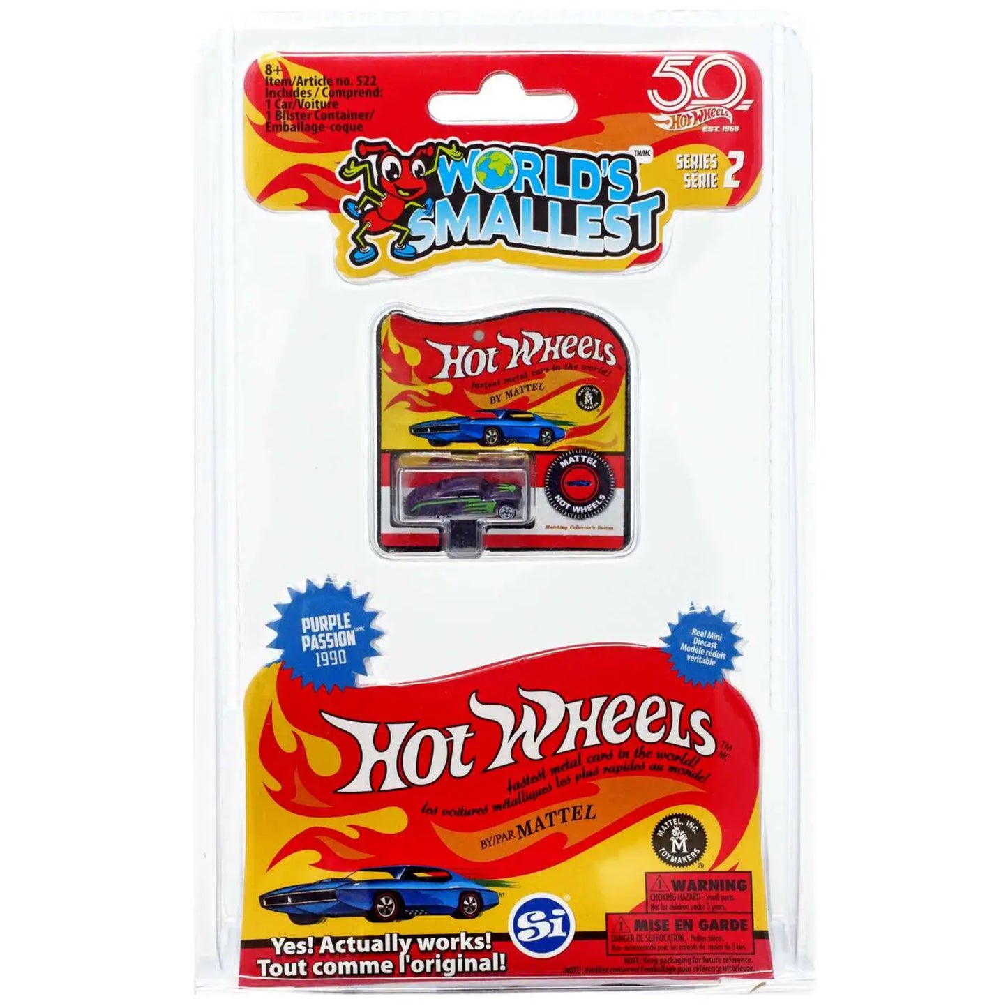 World’s Smallest Hot Wheels Real Mini Diecast Cars Assorted