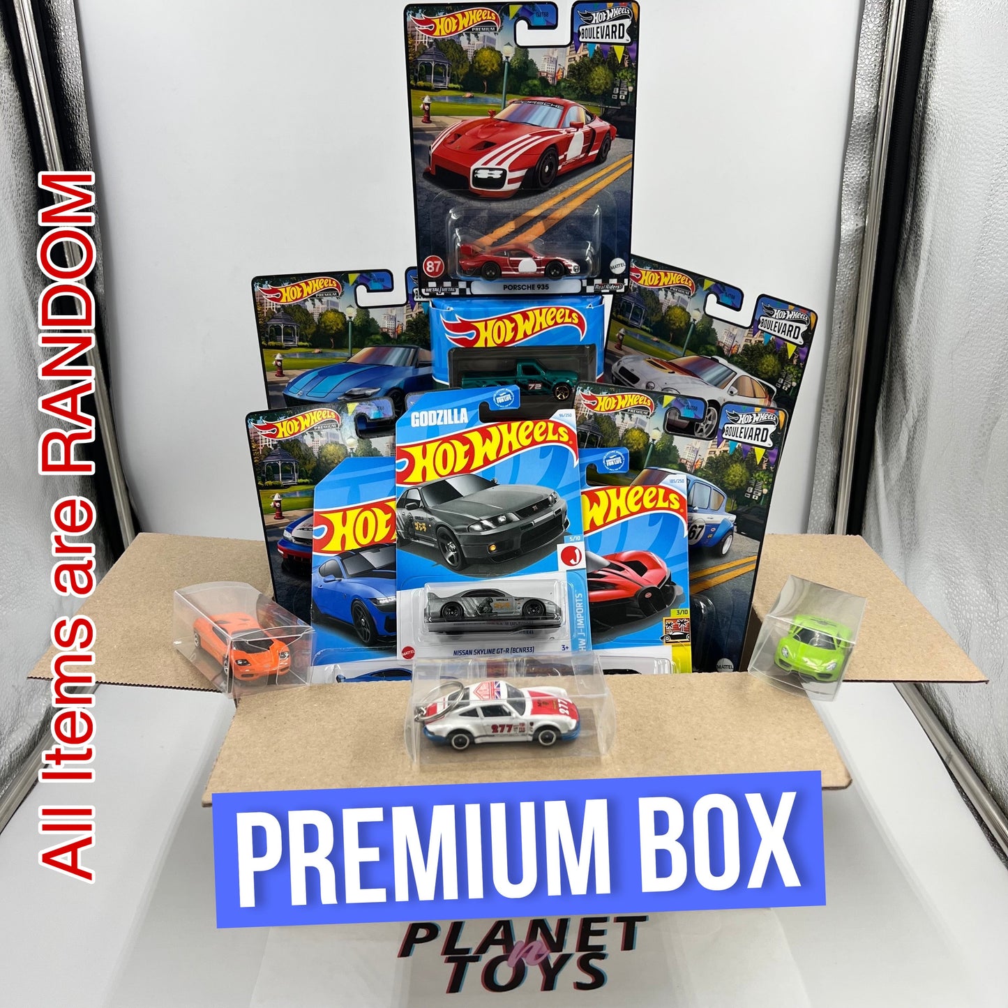 Planet n Toys Diecast Box 1:64 Assorted Collectible Hotwheels/Matchbox
