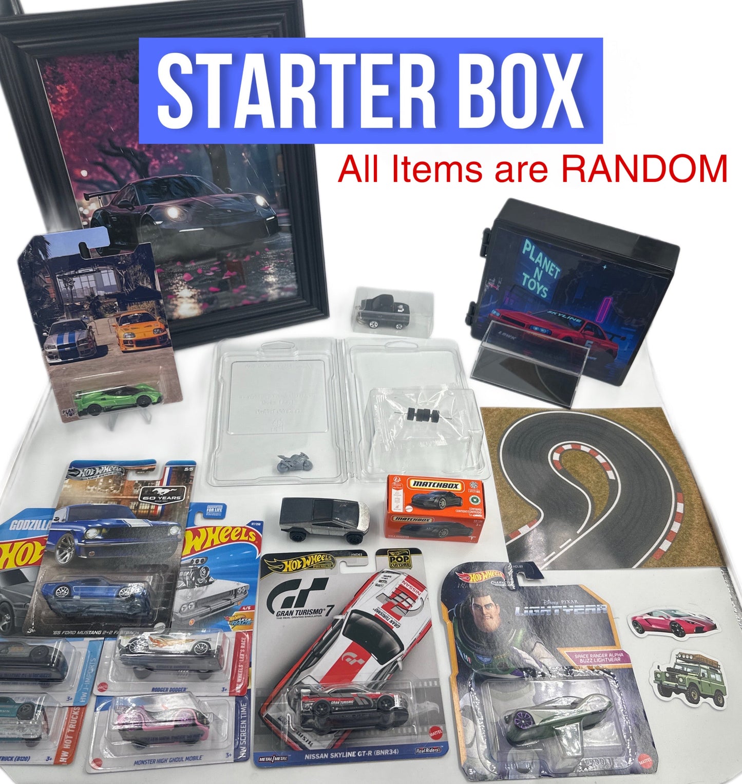 Planet n Toys Diecast Box 1:64 Assorted Collectible Hotwheels/Matchbox