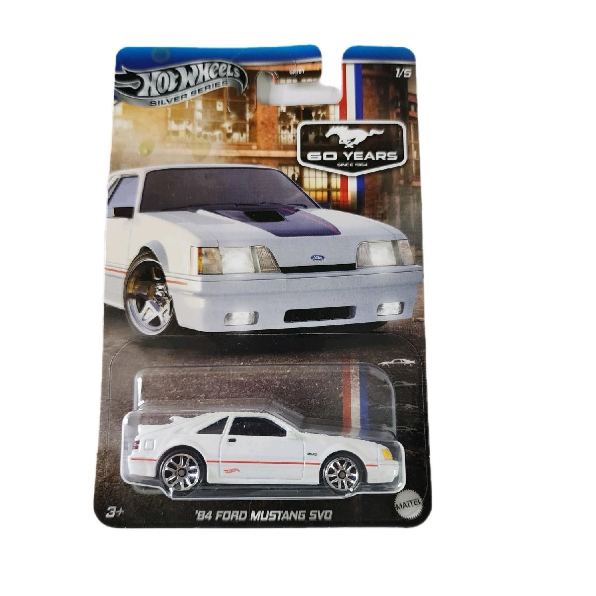 Hot Wheels Silver Series 60 Years Mustang Set 5/5 with Chase