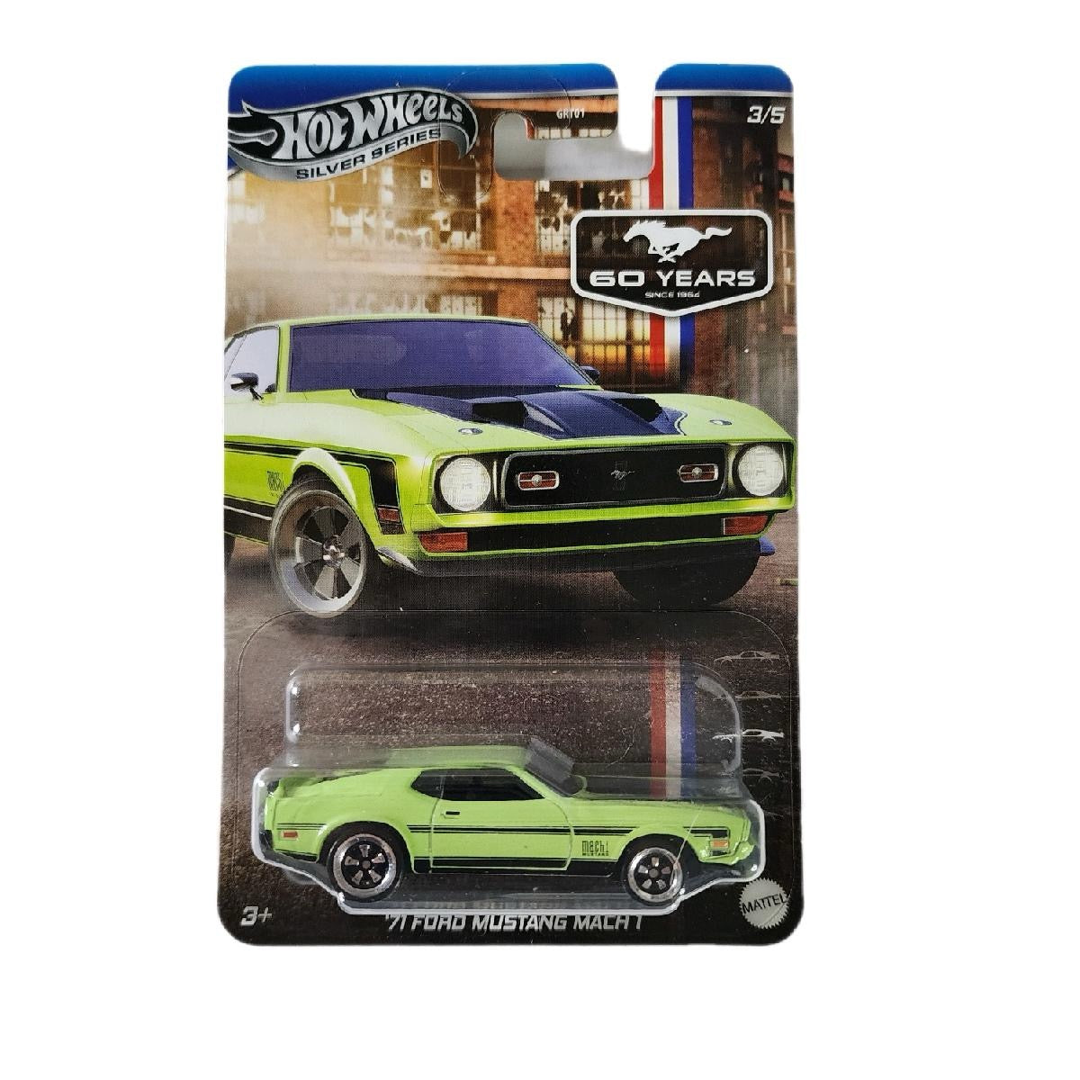 Hot Wheels Silver Series 60 Years Mustang Set 5/5 with Chase