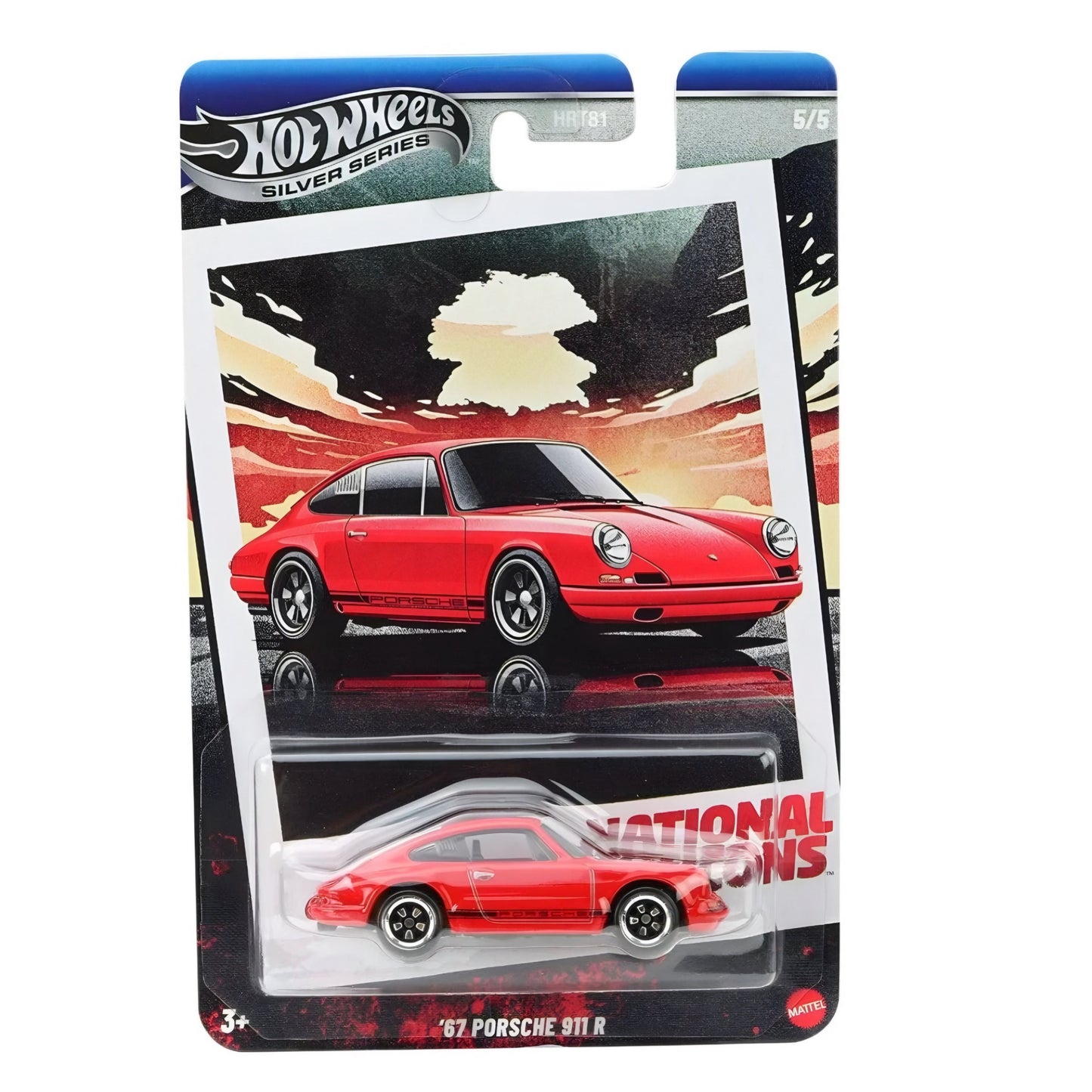 Hot Wheels Silver Series National Icons Set 5/5 (Fiat, Nissan, Porsche, Jaguar, Ford)