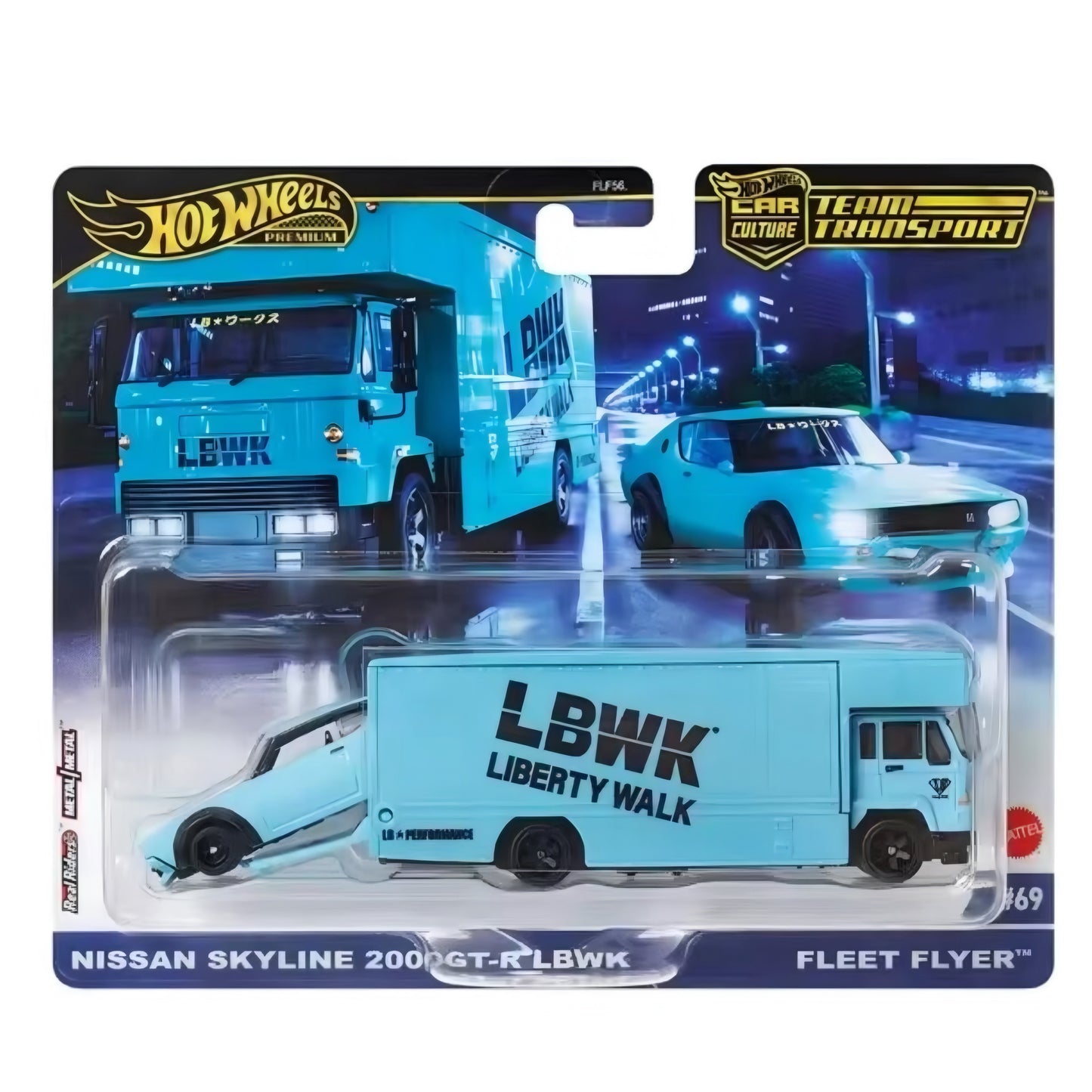 Hot Wheels Team Transports Assorted 1:64