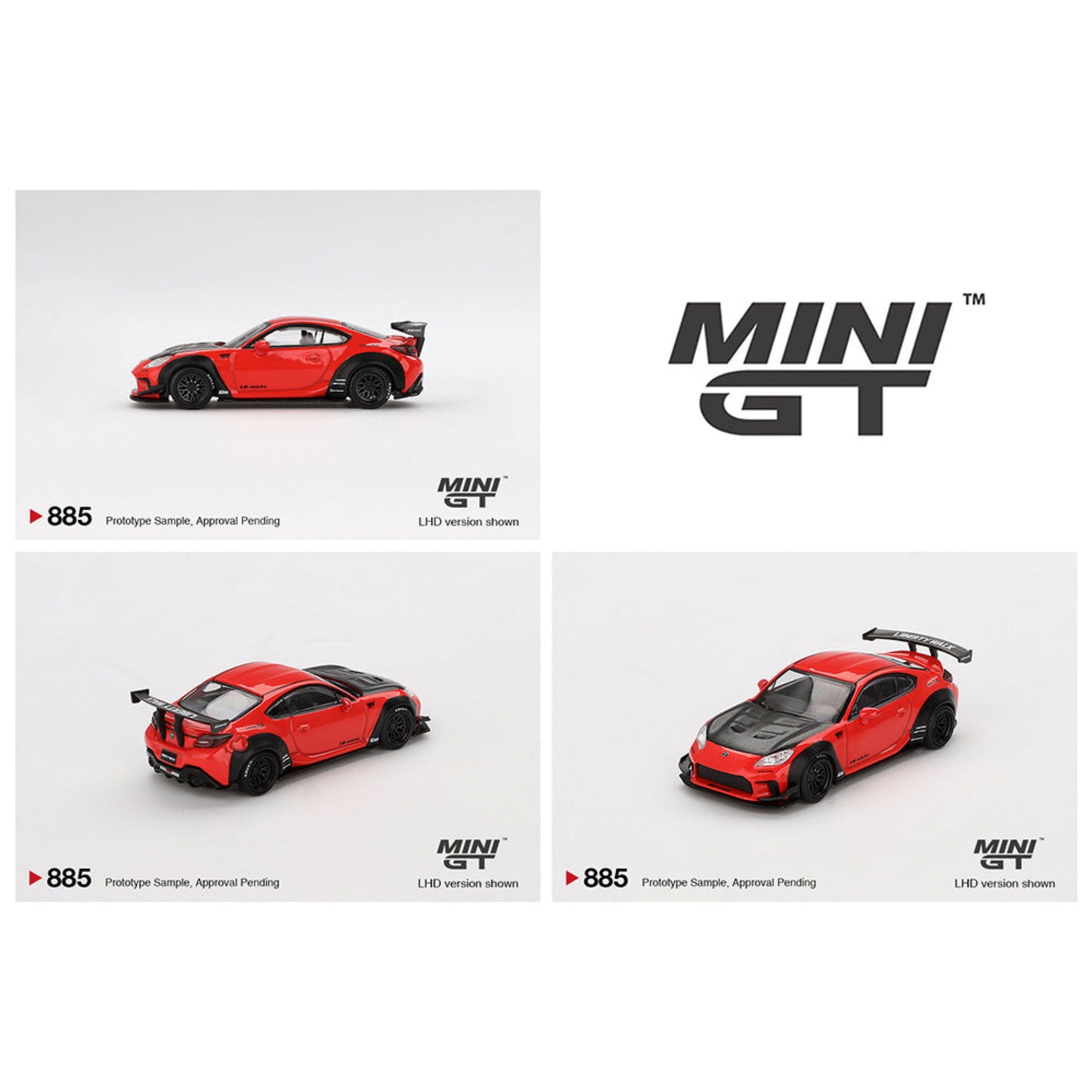 Mini GT Toyota GR86 LB★Nation Red