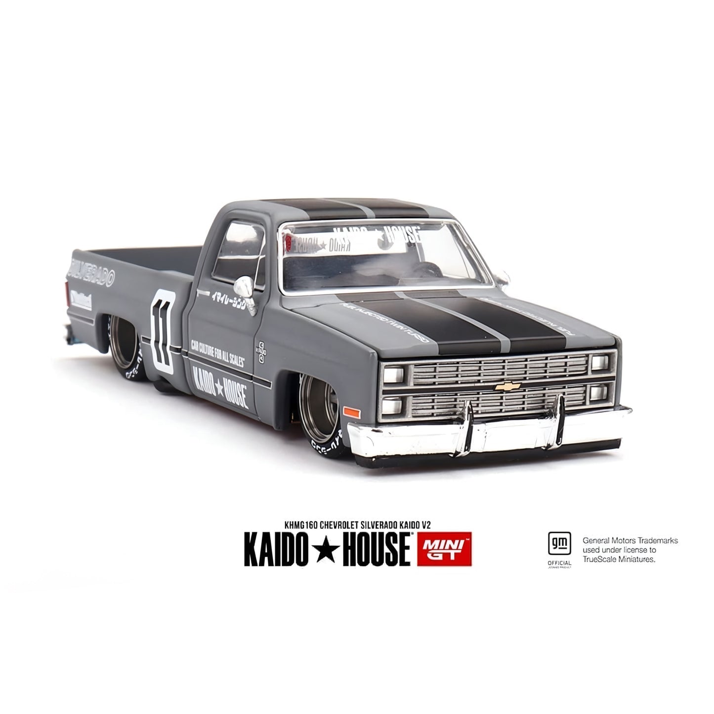 Kaido House x Mini GT 1:64 Chevrolet Silverado Kaido V2 – Grey