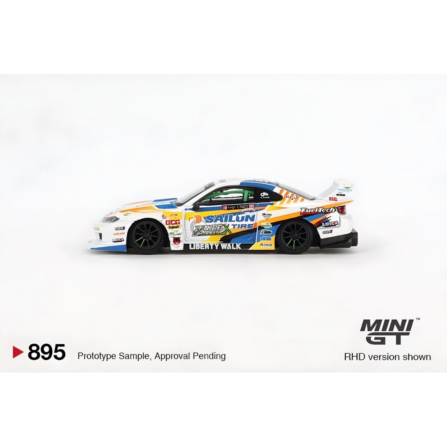 Mini GT 1:64 Nissan LB-Super Silhouette S15 SILVIA #555 2023 Formula Drift #895