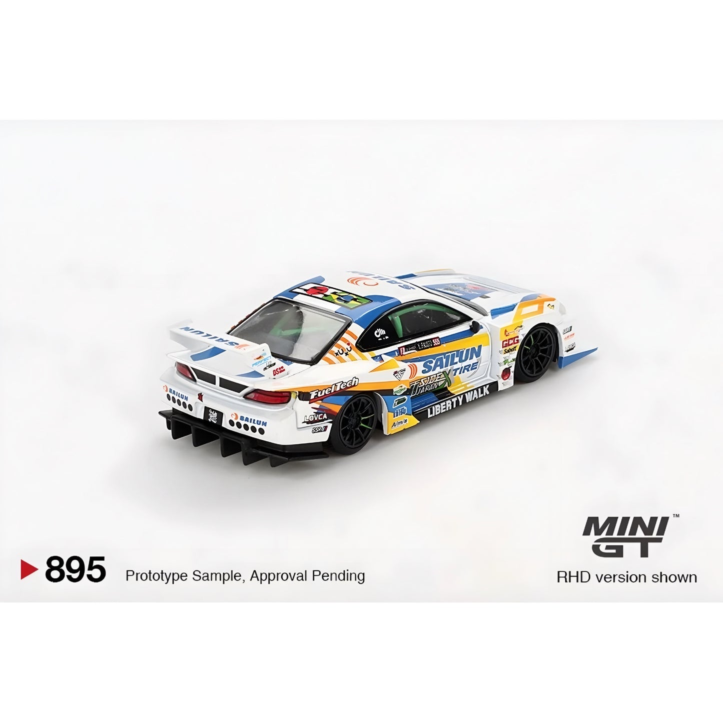 Mini GT 1:64 Nissan LB-Super Silhouette S15 SILVIA #555 2023 Formula Drift #895