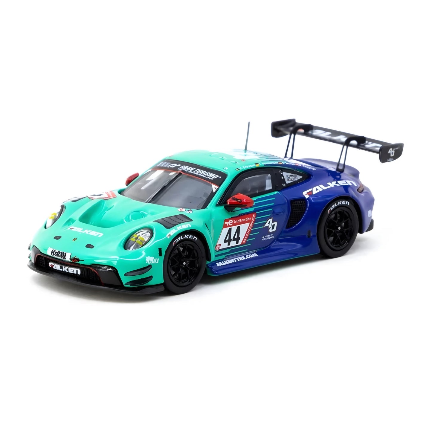 Tarmac Works 1:64 Porsche 911 GT3 R #44 Nurburgring 24h 2023 J. Eriksson / T. Heinemann / N. Menzel / M. Ragginger – IXO Models Collab – Hobby64