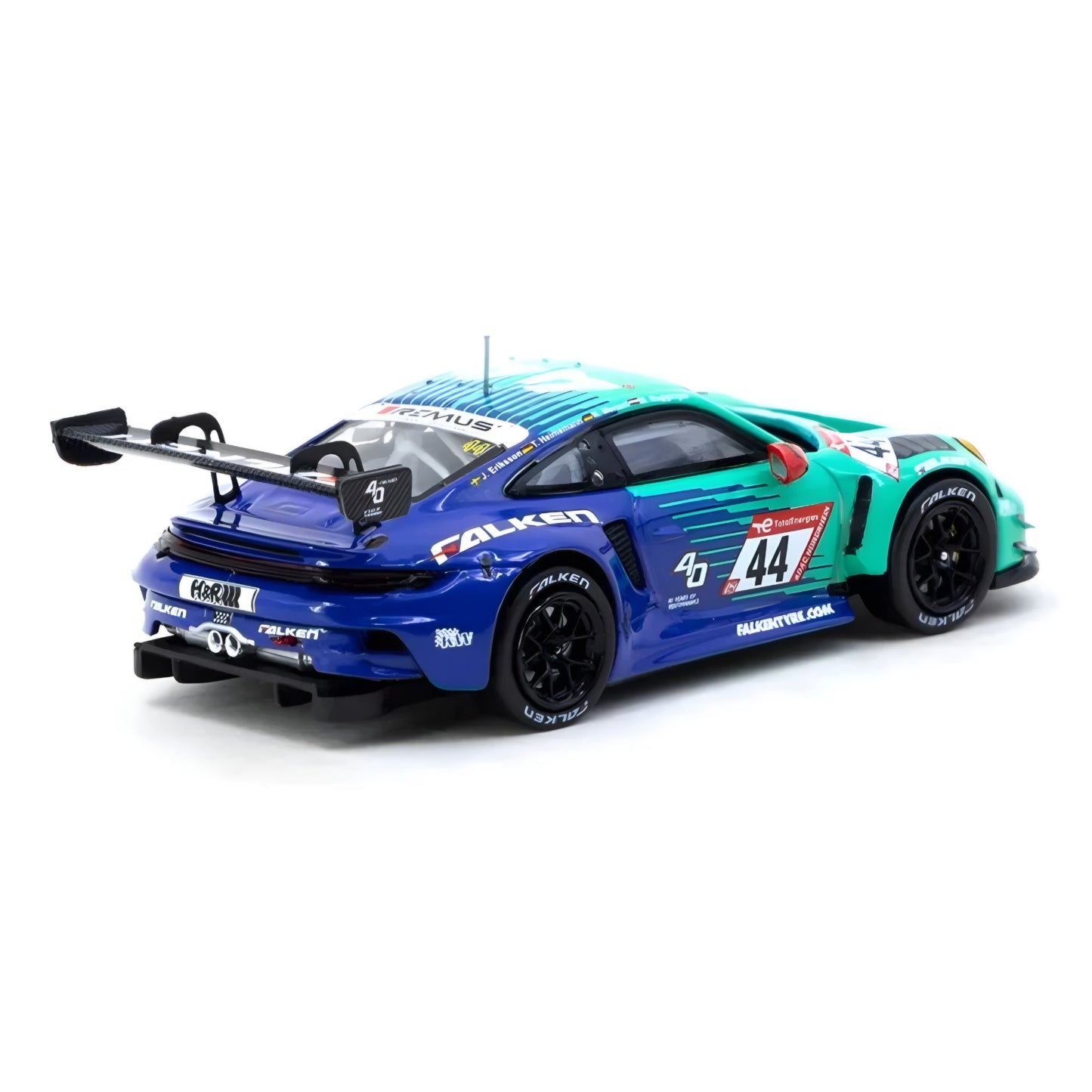 Tarmac Works 1:64 Porsche 911 GT3 R #44 Nurburgring 24h 2023 J. Eriksson / T. Heinemann / N. Menzel / M. Ragginger – IXO Models Collab – Hobby64