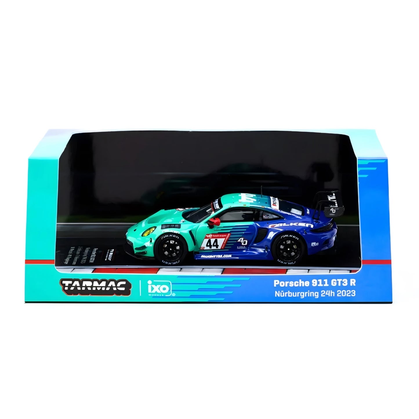 Tarmac Works 1:64 Porsche 911 GT3 R #44 Nurburgring 24h 2023 J. Eriksson / T. Heinemann / N. Menzel / M. Ragginger – IXO Models Collab – Hobby64