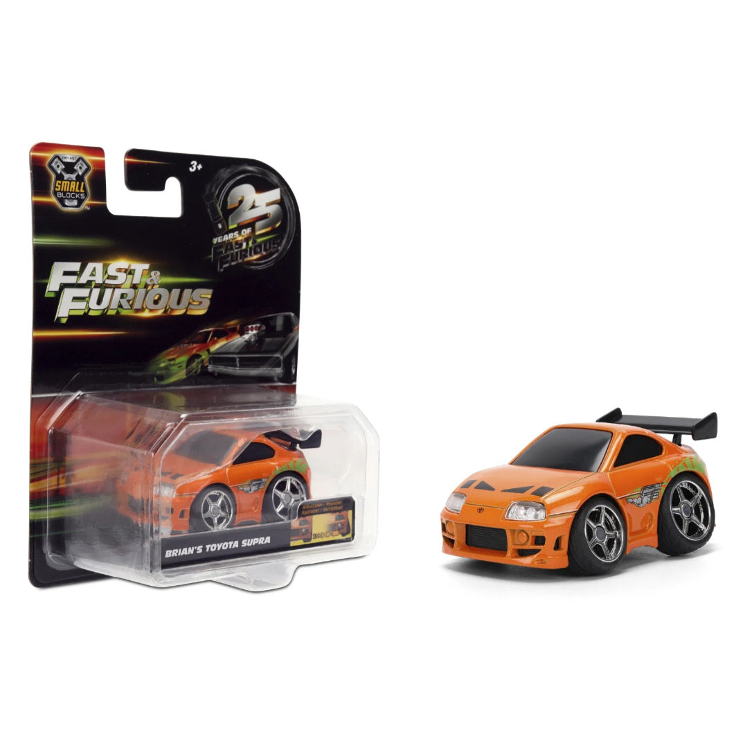 Jada 1:43 Fast and Furious Small Blocks 25th Years Assorted Diecast Cars