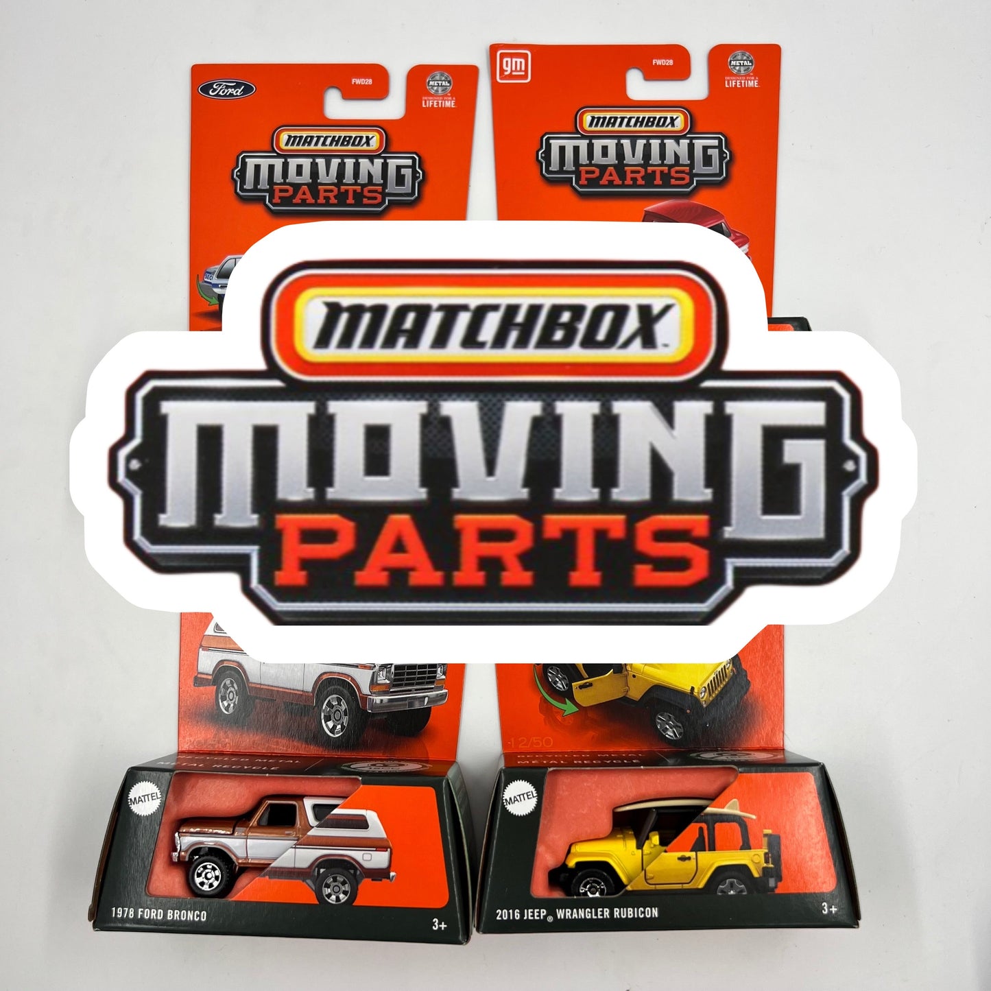 Matchbox Moving Parts Assorted
