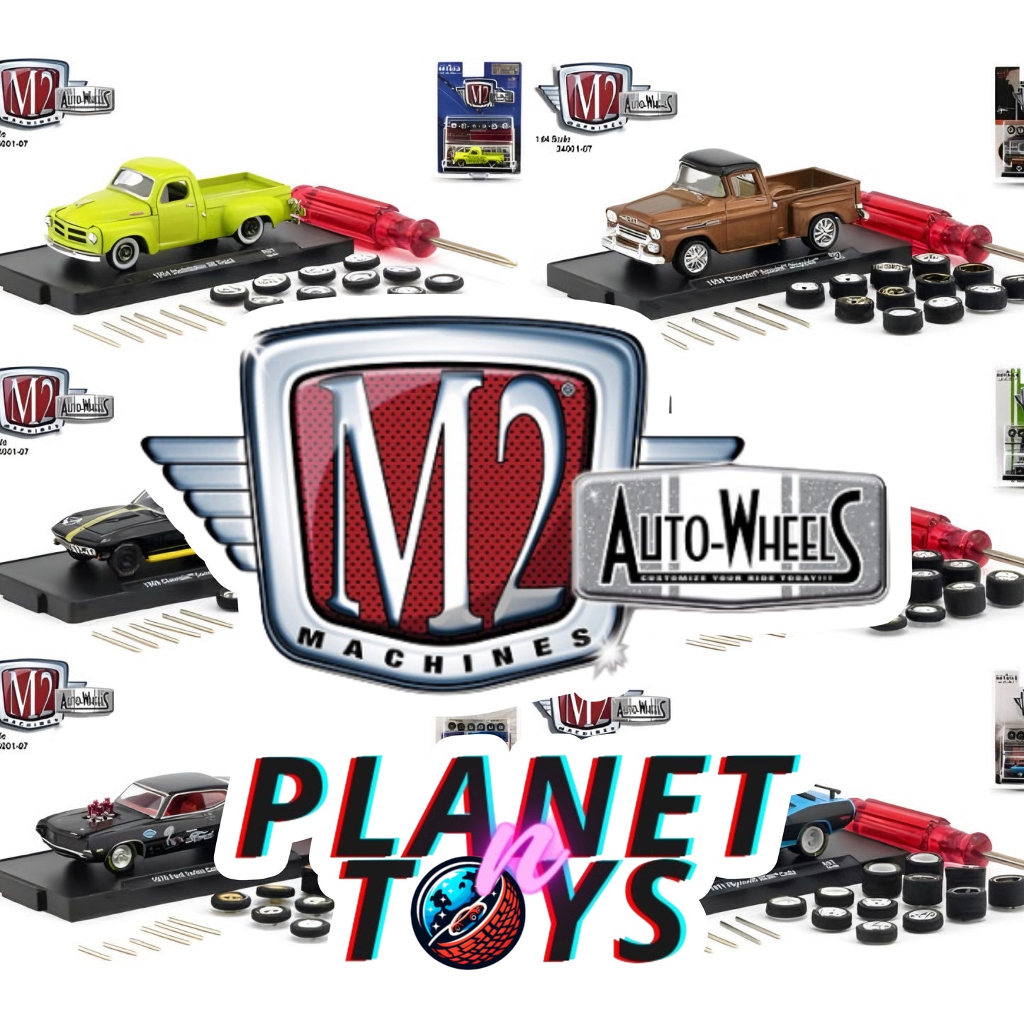 M2 Machines Auto-Wheels 1:64 Assorted Diecast