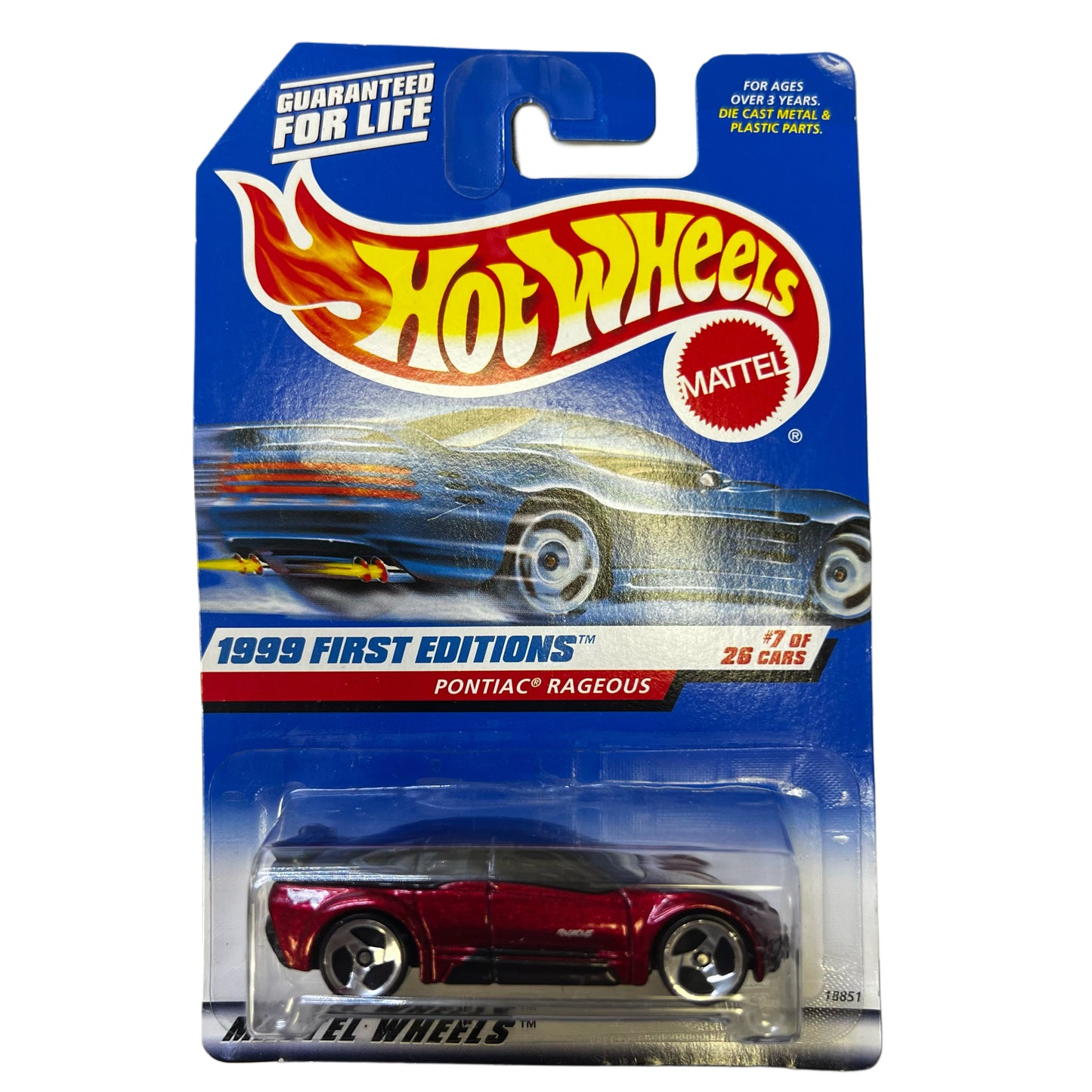 Hot Wheels Blue Cards Old Models 1:64 Assorted