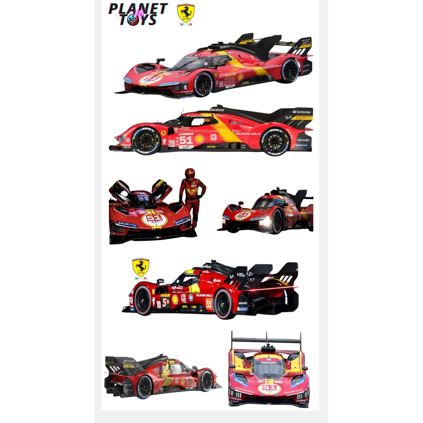 Sticker Sheets 4x7 Waterproof High Quality Image Diecast Designs