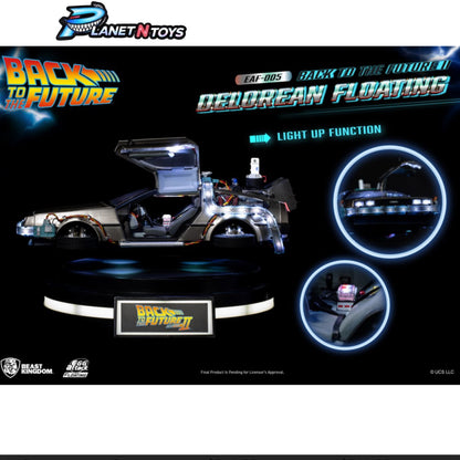 (PRE-ORDER) Back to the Future II Delorean Floating EAF-005 Egg Attack Floating Statue