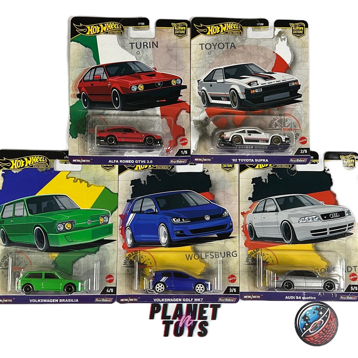 Hot Wheels Premium World Tour Car Culture 2024  Set 5/5