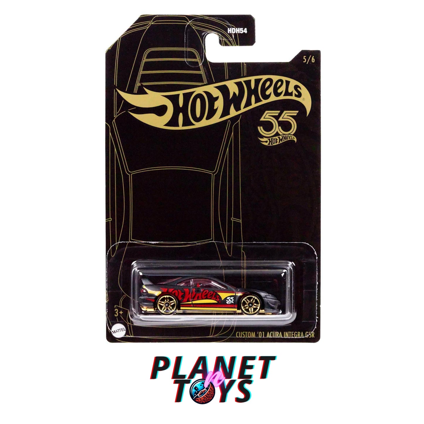 Hot Wheels 55th Anniversary Pearl and Chrome