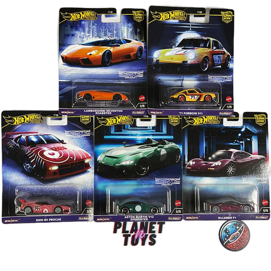 Hot Wheels Premium Exotic Envy Car Culture 2024 Set 5/5