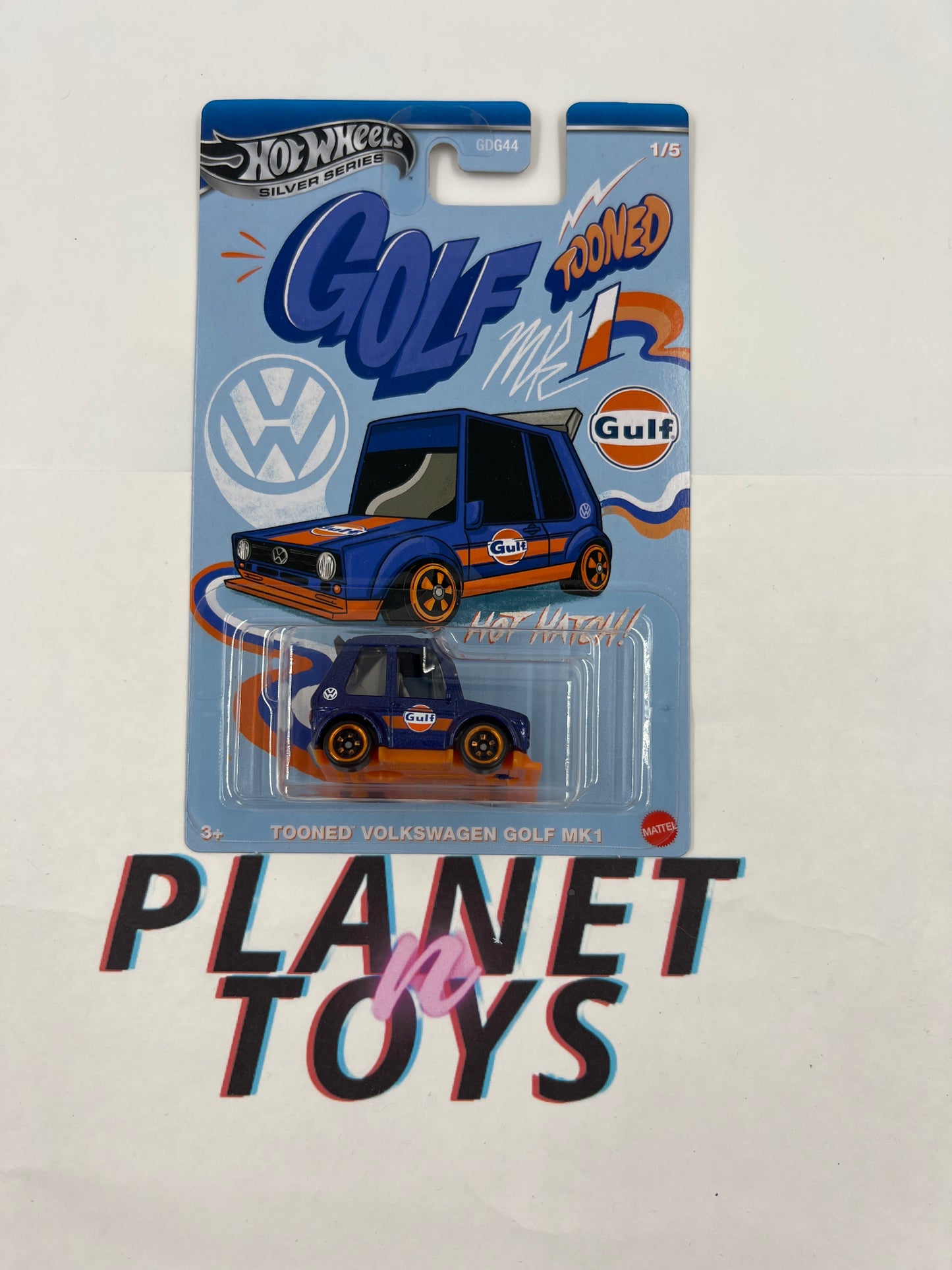 Hot Wheels Gulf Tooned Silver Series 2025 Set Diecast Collectible Car scale 1:64