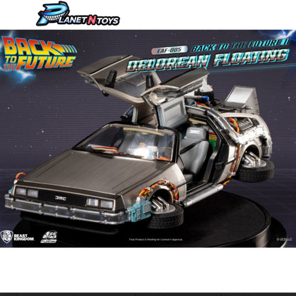 (PRE-ORDER) Back to the Future II Delorean Floating EAF-005 Egg Attack Floating Statue