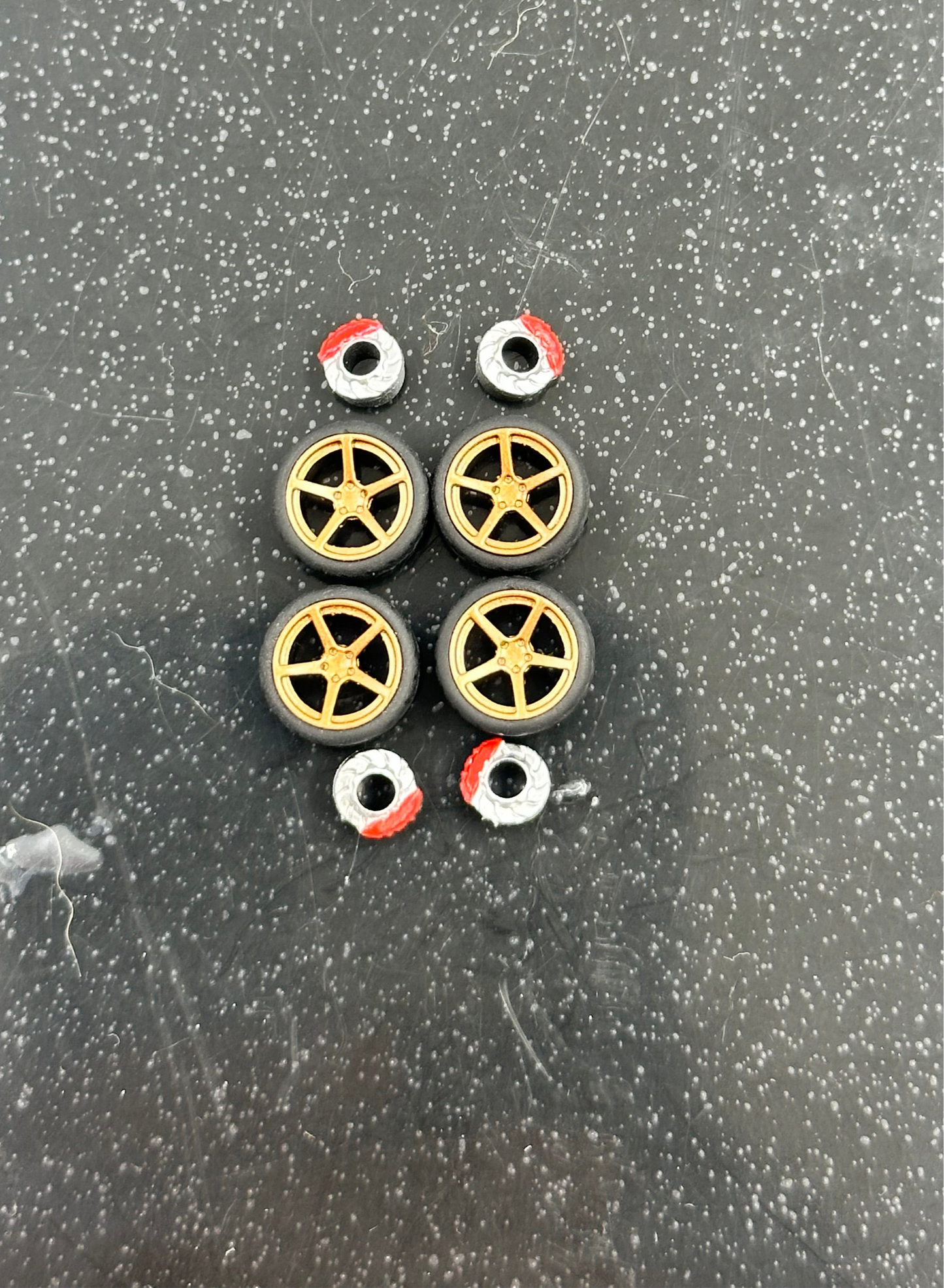 Rubber Wheels for Diecast Scale 1/64