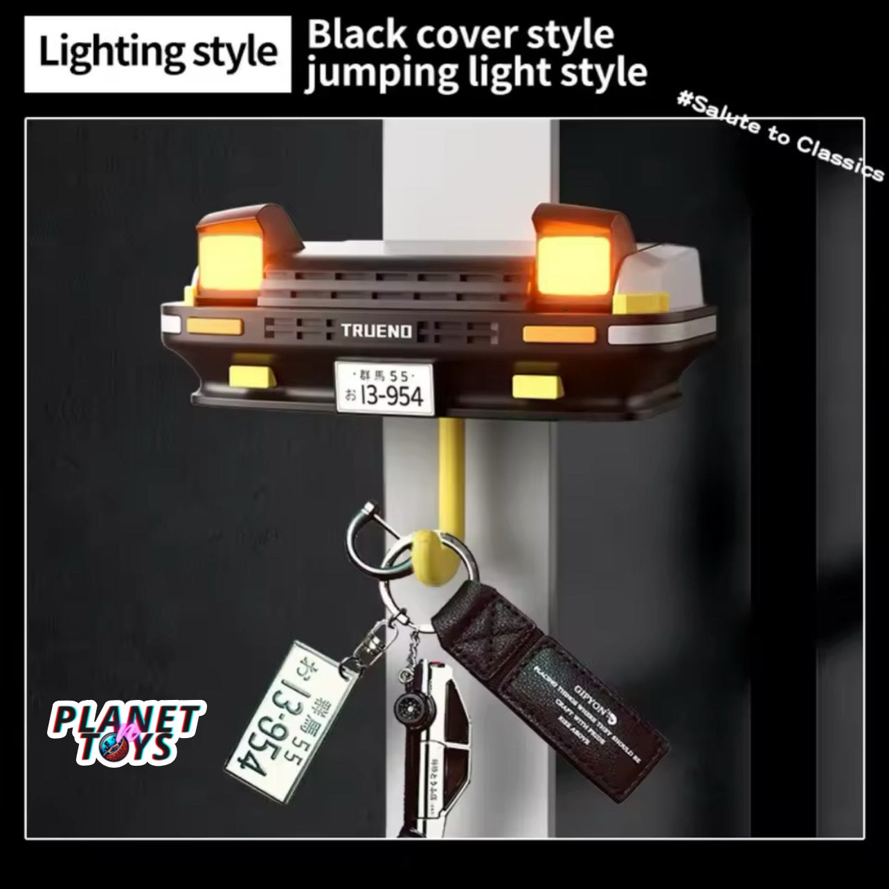 Key Holder Initial D Toyota AE86 Sprinter Trueno Lighting
