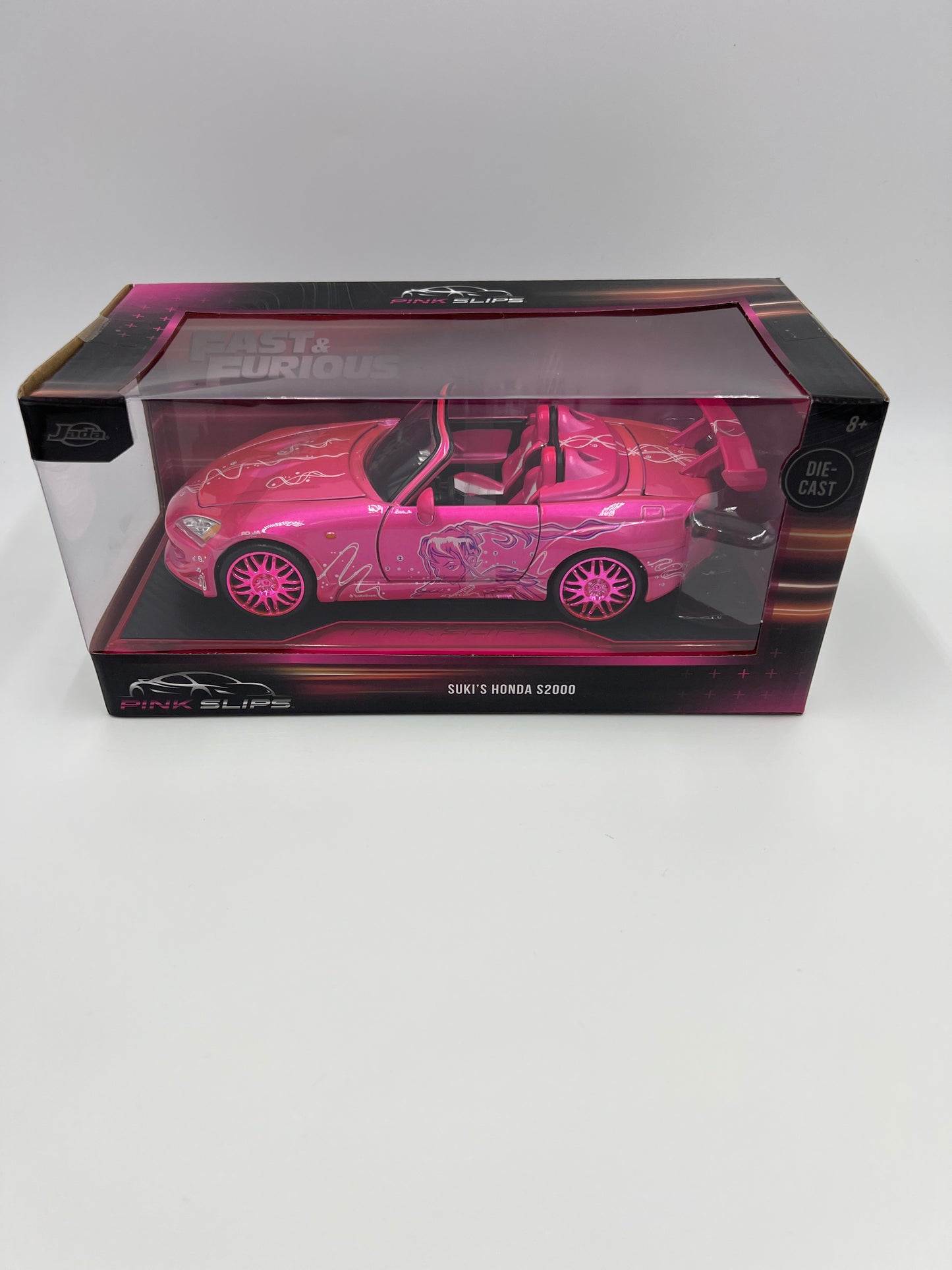 Jada Fast And Furious Suki's 2001 Honda S2000 Pink 1:24 Pink Slips “CHASE”