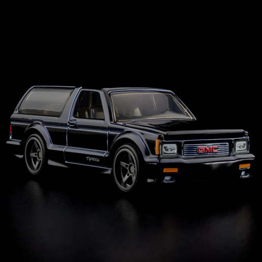 Hot Wheels Collectors RLC 1992 GMC Typhoon Black