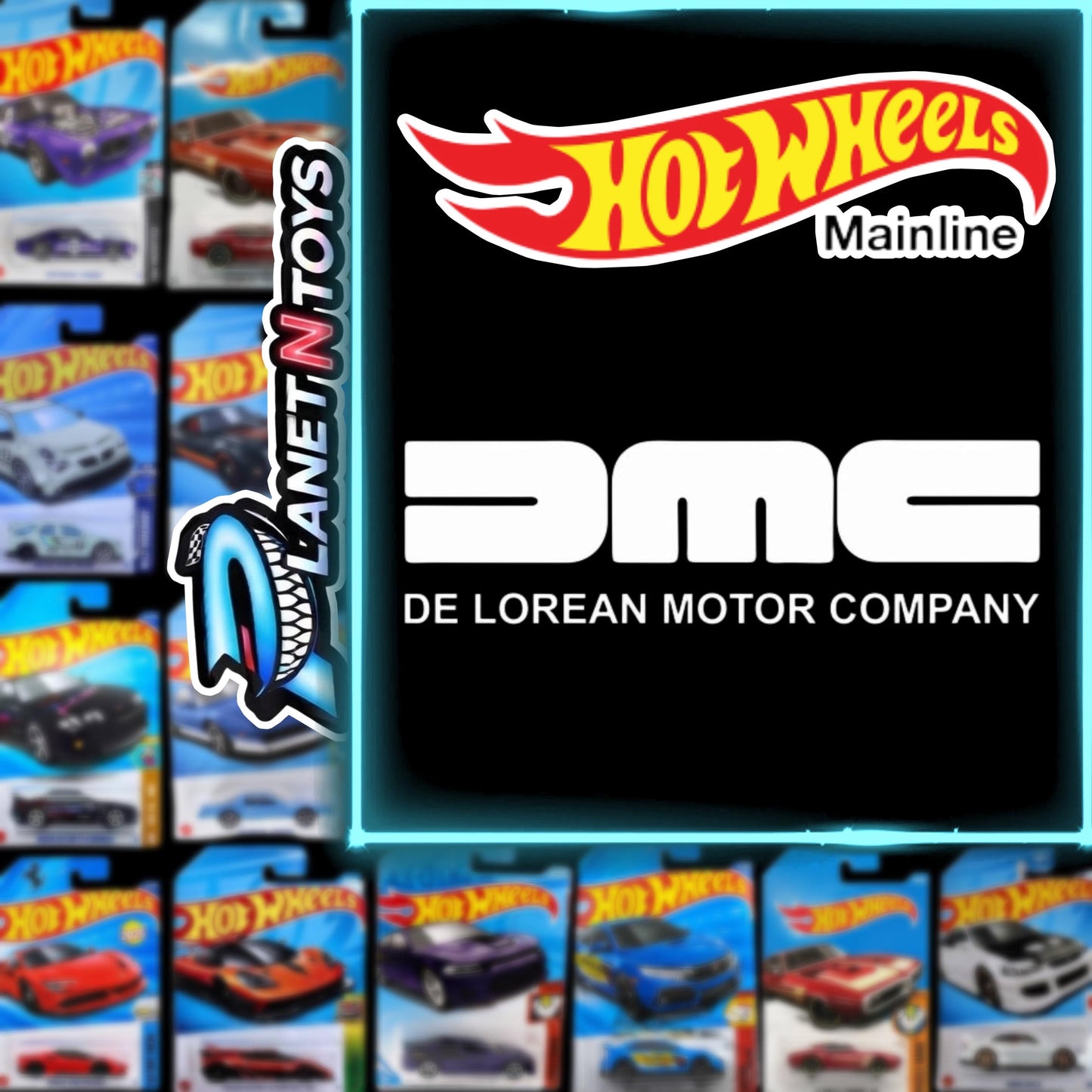 Hot Wheels Delorean Mainline American Power 1:64 Diecast Assorted (DMC, Alpha)