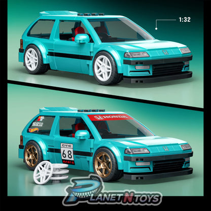 Mattel Brick Shop Hot Wheels Custom ’90 Honda Civic EF Building Set