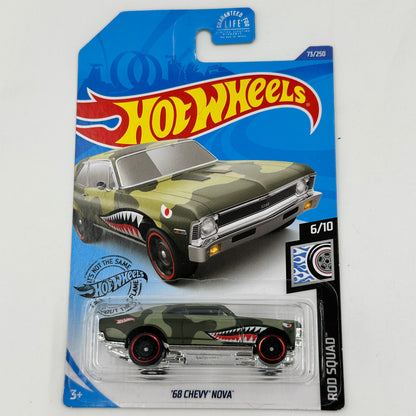 Hot Wheels Chevrolet Mainline 1:64 (American Power, Chevy, Corvette, Camaro, Gassers, Silverado) Diecast Assorted Muscle Cars