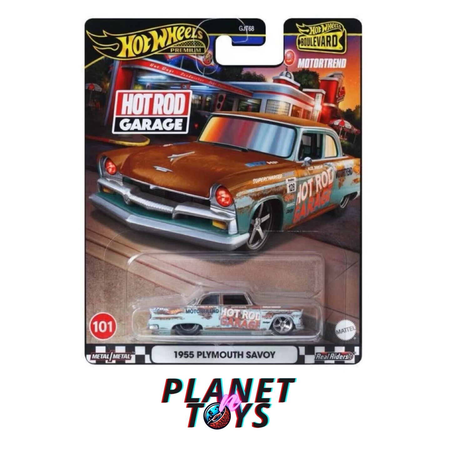 Hot Wheels Premium Boulevard #101-105 (Plymouth, Ford, Porsche, Honda) Set 5/5