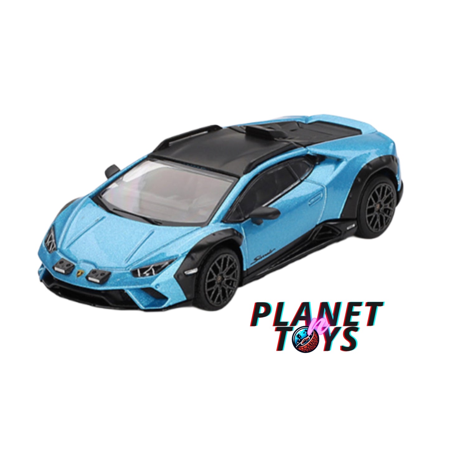 Mini GT 1:64 Lamborghini Huracán Sterrato Blue Aegir #807