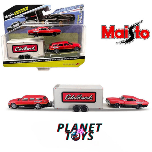 1969 Dodge Charger / 2006 Magnum - 2024 Maisto Design Team Transport - Edelbrock