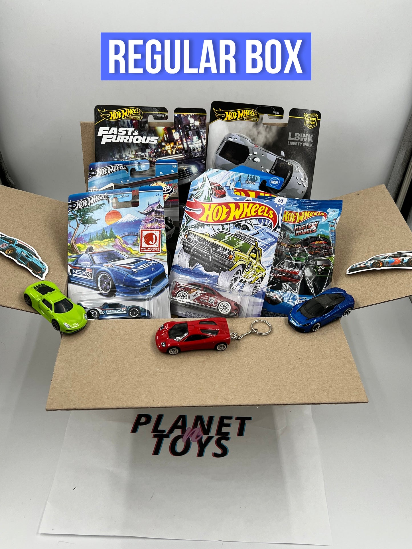 Planet n Toys Diecast Box 1:64 Assorted Collectible Hotwheels/Matchbox