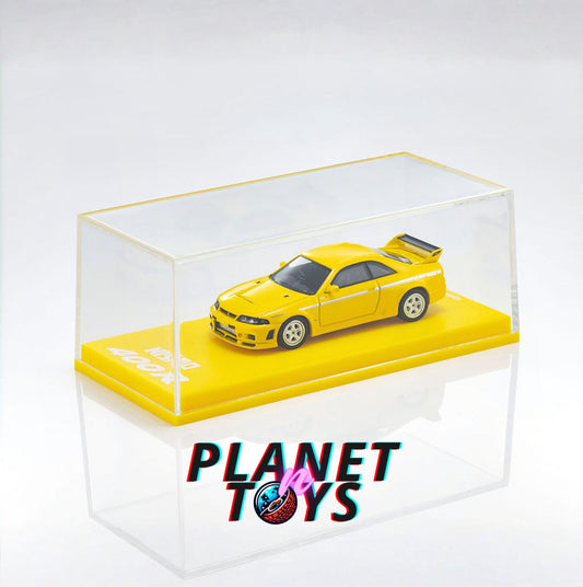 Kyosho 1:64 Nissan Nismo 400 R with MOTN LED Base Compatible – Yellow