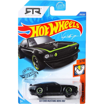 Hot Wheels Ford Mainline 1:64  (American Power, Mustang, Shelby, Escort) Diecast Assorted Muscle Cars