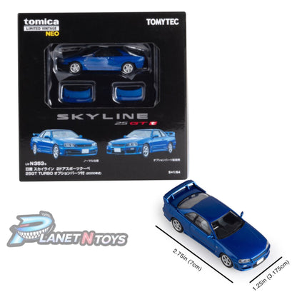 Tomica Limited Vintage Neo Nissan Skyline 2-Door Sports Coupe 25GT-Turbo 1:64 Scale Die-Cast Metal Vehicle