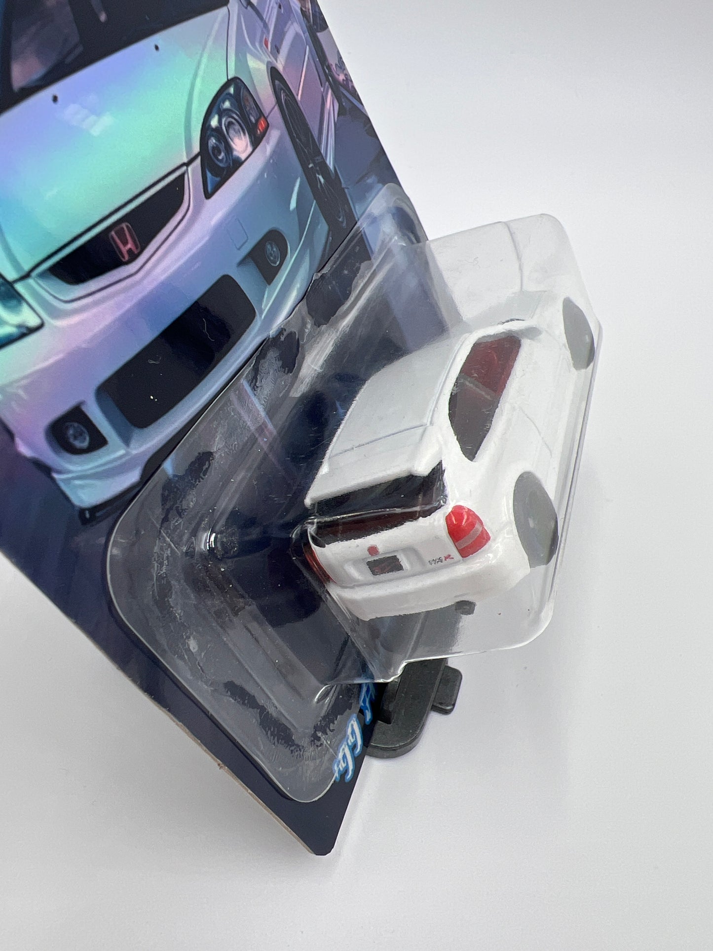Custom Made Hotwheels ‘99 Honda Civic Type R [EK9] with Rubber Wheels
