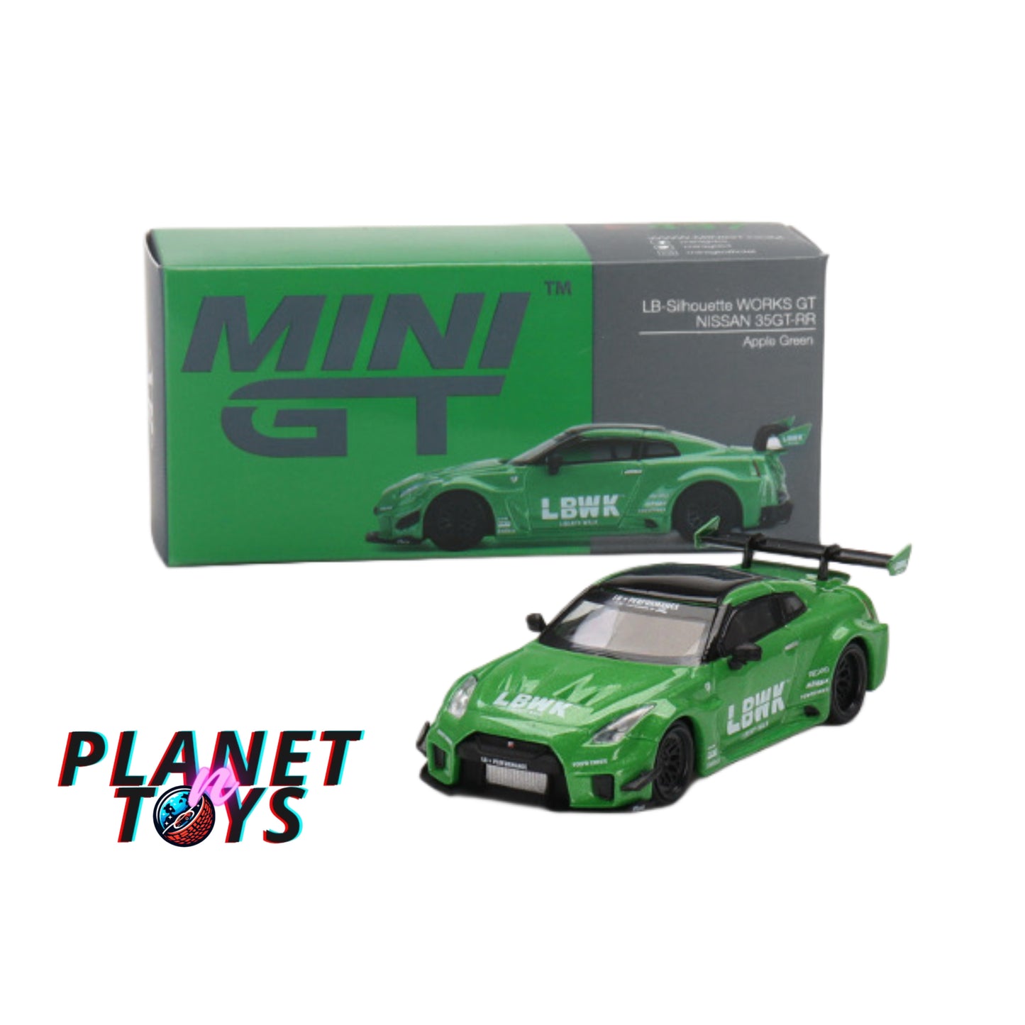 Mini GT LB-Silhouette WORKS GT NISSAN 35GT-RR Ver.2 Apple Green #437