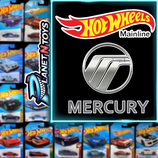Hot Wheels Mercury Mainline American Power 1:64 Diecast Assorted (Hirohata, Cougar, Cyclone)