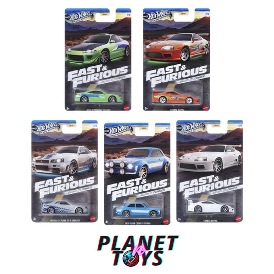 Hot Wheels Fast and Furious Brian o’Conner Silver Series (Mitsubishi, Toyota, Ford, Nissan)