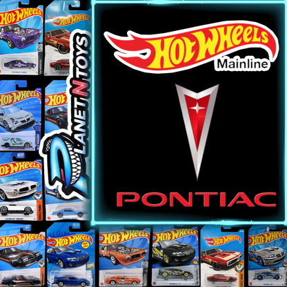 Hot Wheels Pontiac Mainline American Power 1:64 Diecast Assorted (Firebird, Aztek, GTO)