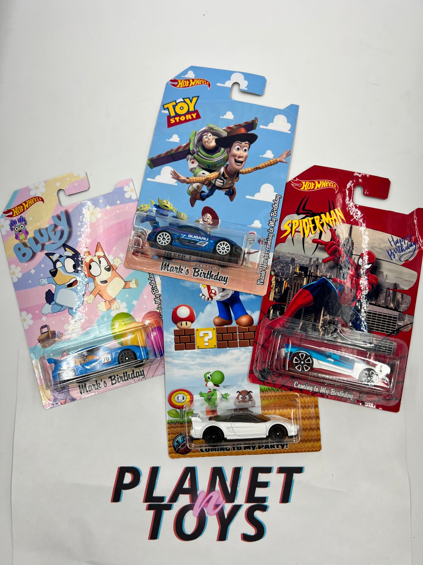 Custom Hot Wheels Assorted for Any Occasion / Birthdays / Party / Souvenirs