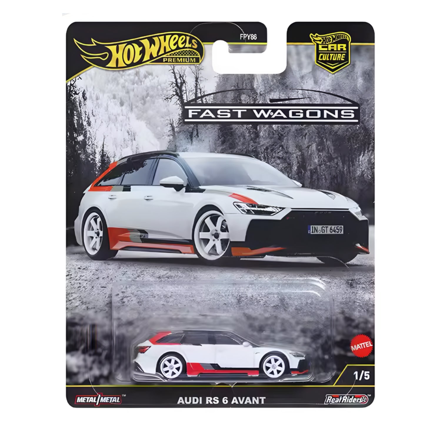 Hot Wheels Premium 2025 Car Culture J Case Fast Wagons 5/5 Cars Set